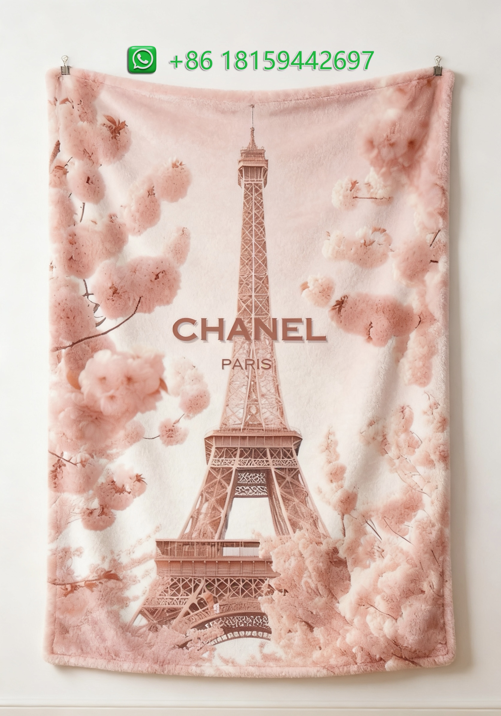 Chanel Throw Blankets